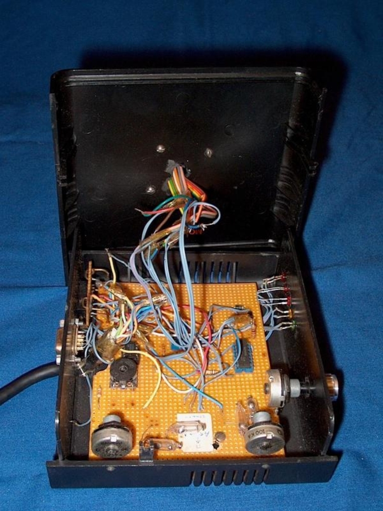 Inside the joystick