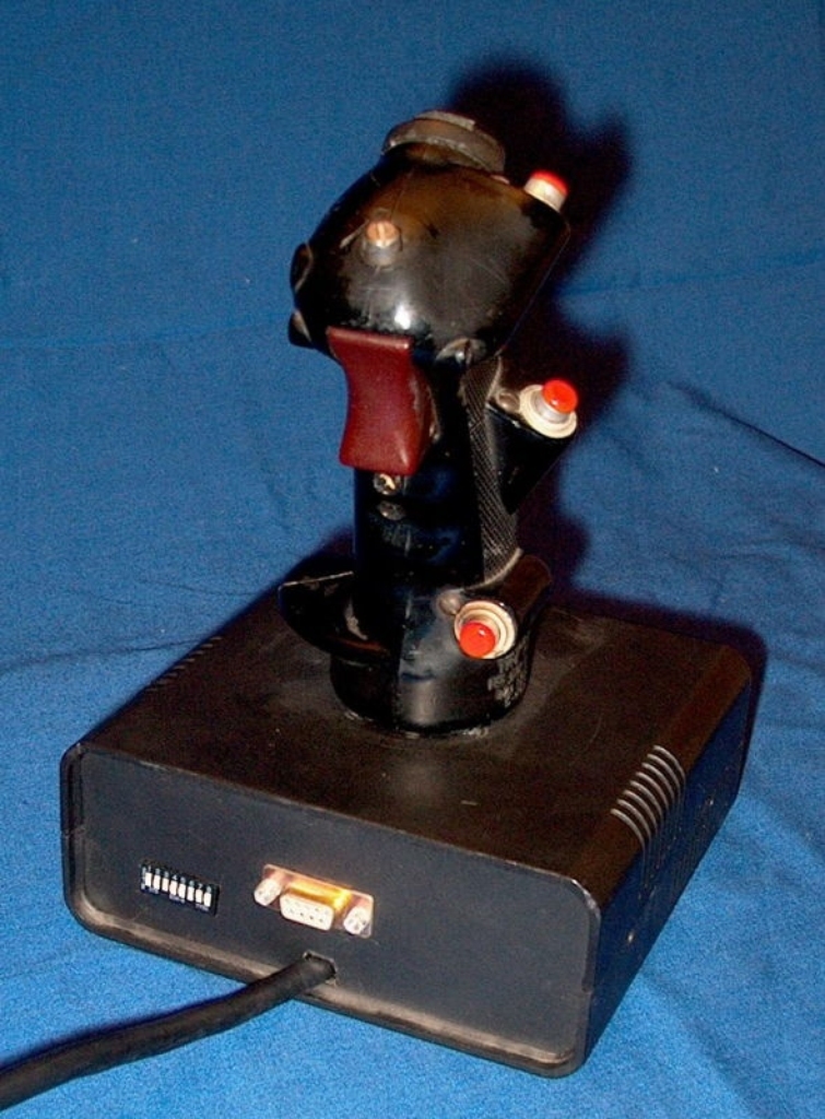 Rear of the joystick