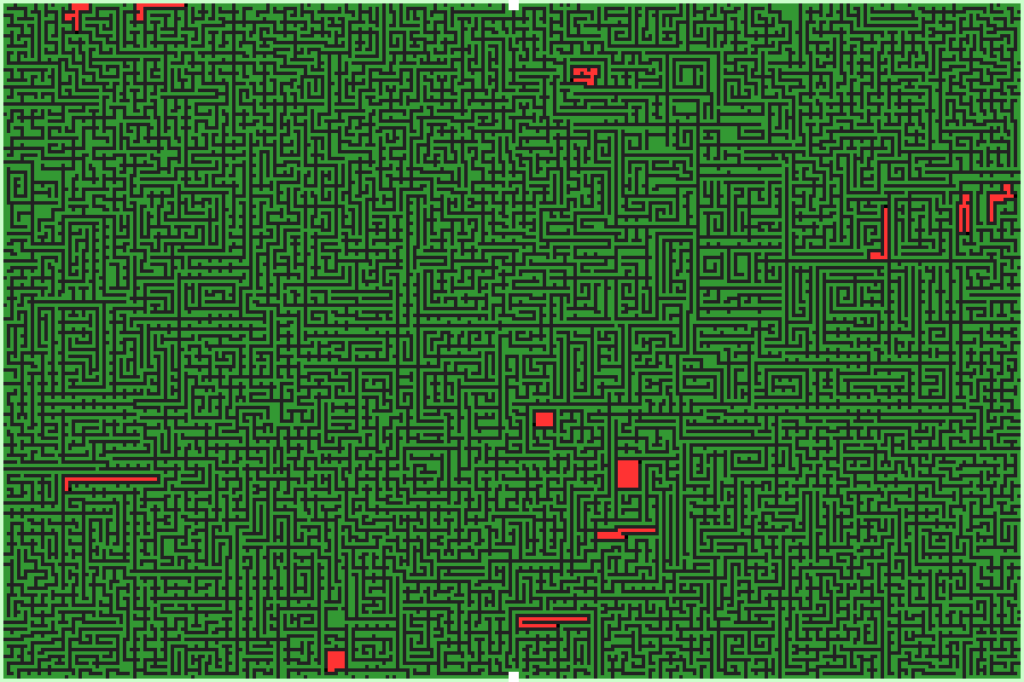 A very complex maze