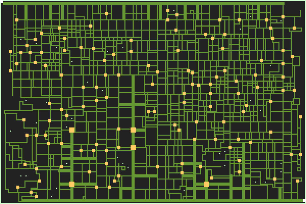 A dungeon that looks like a well-used ine